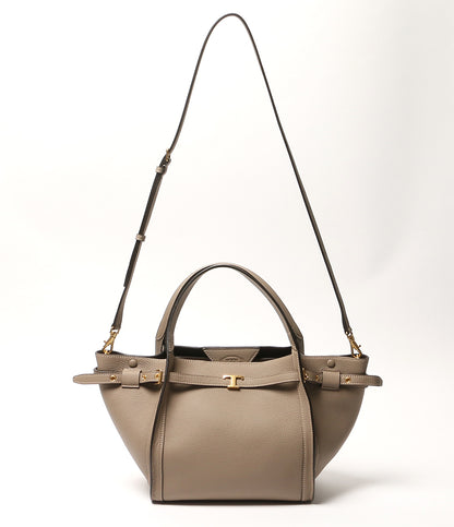 美品 TOD'S ハンドバッグ レザーショッピングバッグミニ 2WAY 26年現行品 レディース トッズ