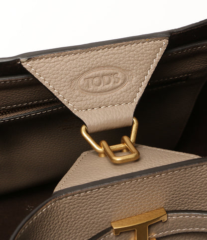美品 TOD'S ハンドバッグ レザーショッピングバッグミニ 2WAY 26年現行品 レディース トッズ