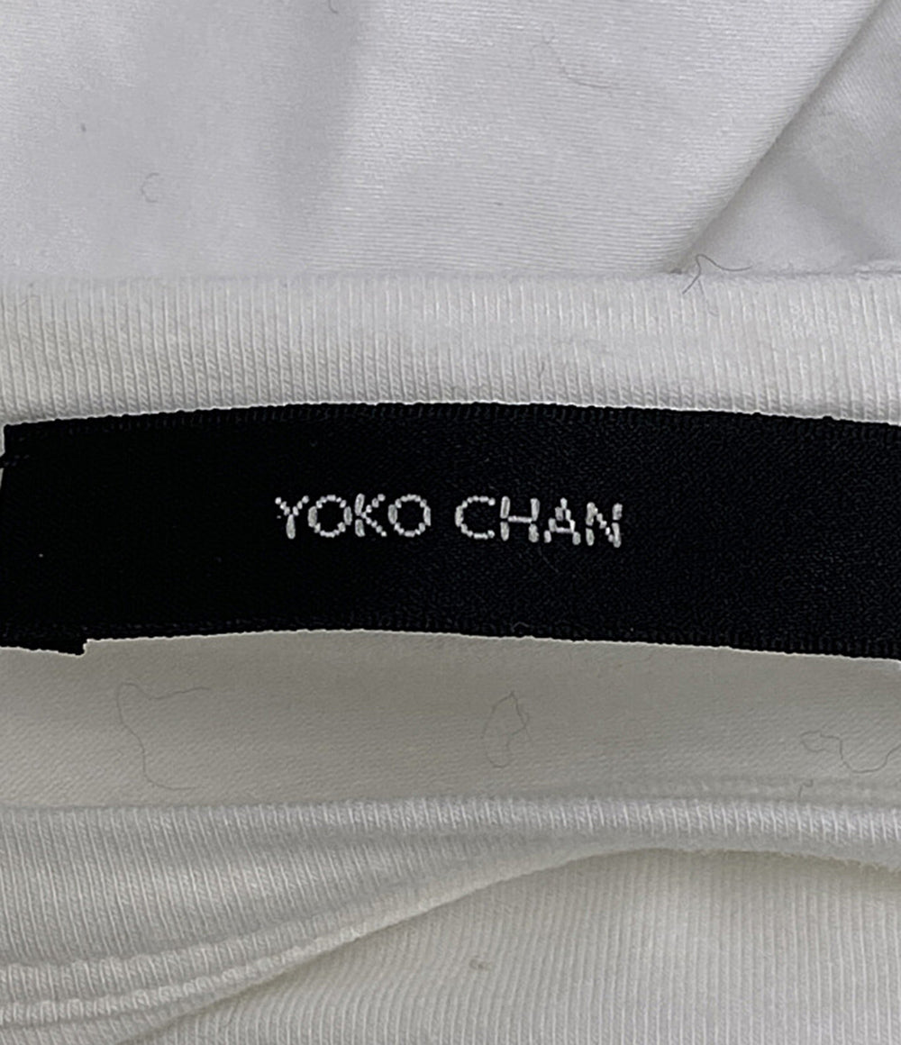 美品 YOKO CHAN 半袖Ｔシャツ ホワイト バルーンスリーブ YCT-223-051 レディース SIZE 36 ヨーコチャン