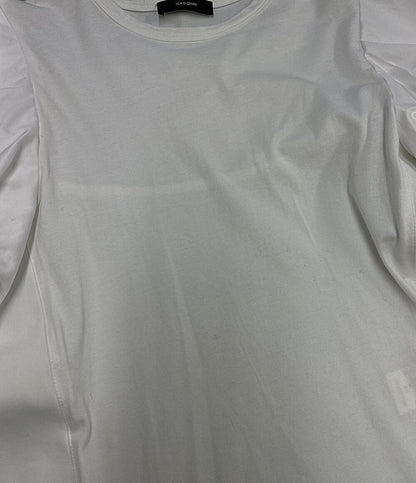 美品 YOKO CHAN 半袖Ｔシャツ ホワイト バルーンスリーブ YCT-223-051 レディース SIZE 36 ヨーコチャン