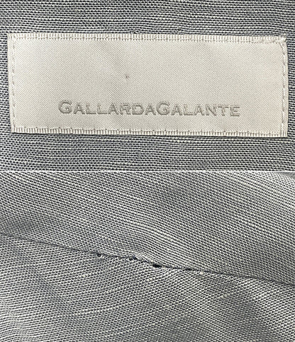 GALLARDAGALANTE コート ペールブルー リネン混 GGZ1001308A0004 レディース SIZE F ガリャルダガランテ