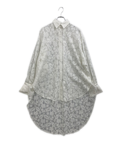 LA BELLE ETUDE ラベル エチュード 長袖シャツ レースシャツ ロング丈 フラワー ETIZI251004 レディース SIZE F