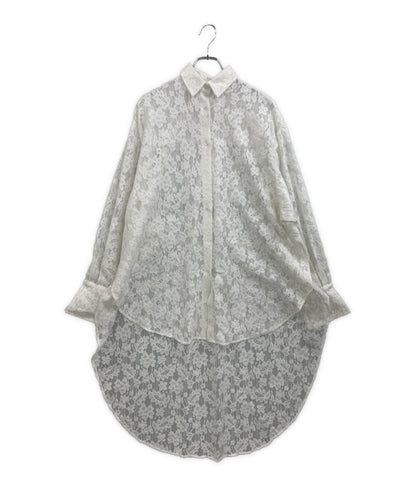 LA BELLE ETUDE ラベル エチュード 長袖シャツ レースシャツ ロング丈 フラワー ETIZI251004 レディース SIZE F