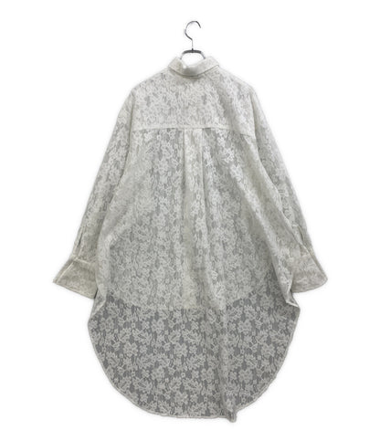 LA BELLE ETUDE ラベル エチュード 長袖シャツ レースシャツ ロング丈 フラワー ETIZI251004 レディース SIZE F