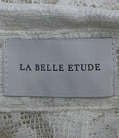 LA BELLE ETUDE ラベル エチュード 長袖シャツ レースシャツ ロング丈 フラワー ETIZI251004 レディース SIZE F