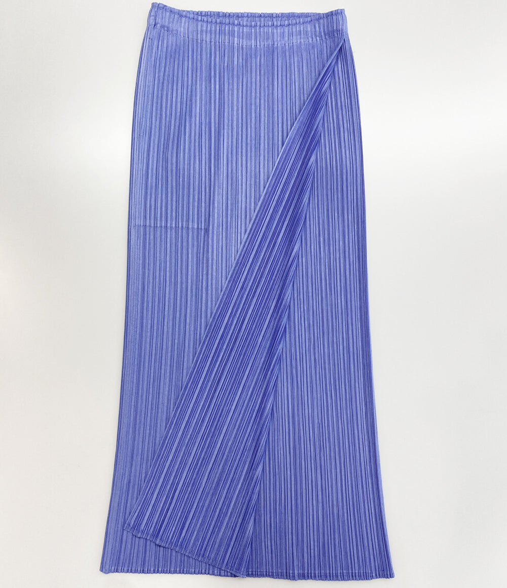 PLEATS PLEASE ロングスカート ライラック PP51JG134 25SS レディース SIZE 3 プリーツプリーズ