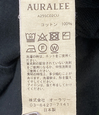 AURALEE スウェット Zip Cardigan ブラック A25SC02CU メンズ SIZE 4 オーラリー