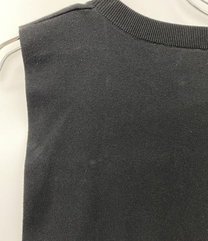 ENFOLD ニット 300IS270-0861 CAPE VEST BLK レディース SIZE 38 エンフォルド