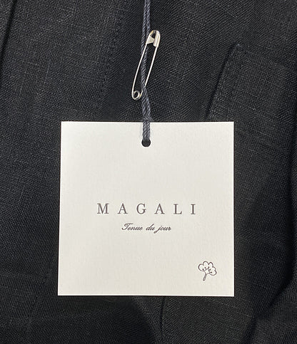 MAGALI マガリ 半袖シャツ キャンバスリネンセーラカラーブラウス BL261BK レディース SIZE -