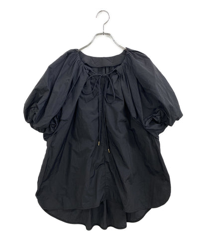 LANVIN en Bleu ブラウス ブラック 襟リボン 3346619 レディース SIZE 38 ランバンオンブルー