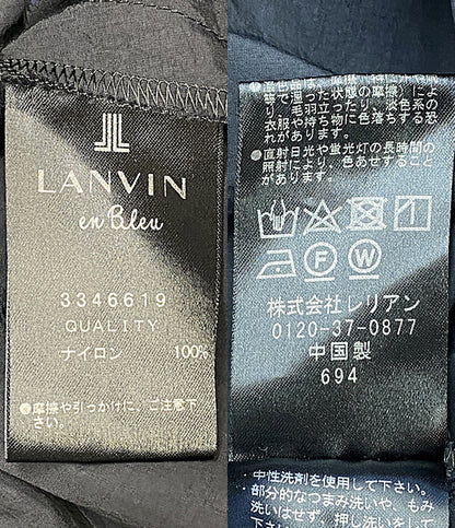LANVIN en Bleu ブラウス ブラック 襟リボン 3346619 レディース SIZE 38 ランバンオンブルー