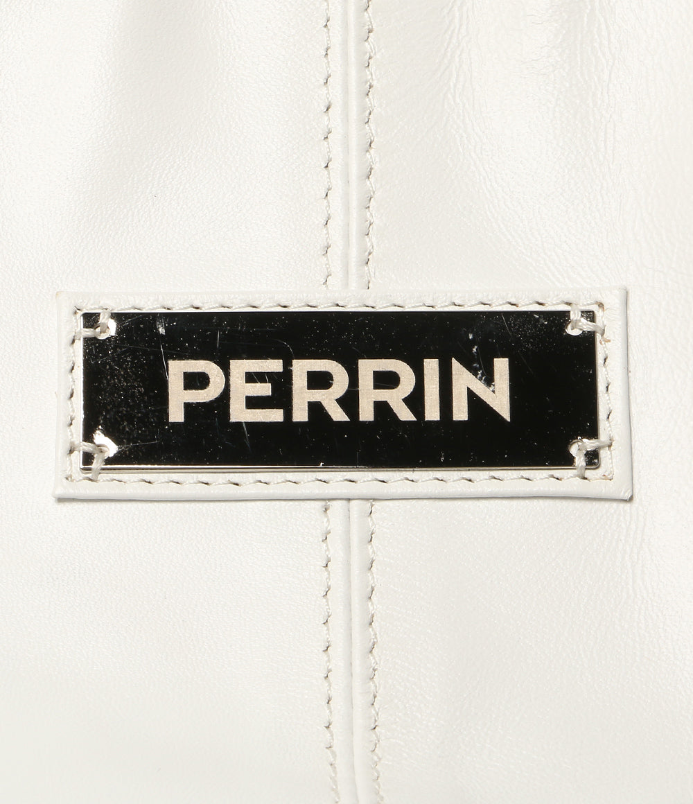 PERRIN ペラン ハンドバッグ Le Panier Raffia Basket Handbag ホワイト レディース
