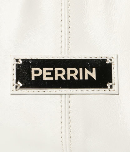 PERRIN ペラン ハンドバッグ Le Panier Raffia Basket Handbag ホワイト レディース