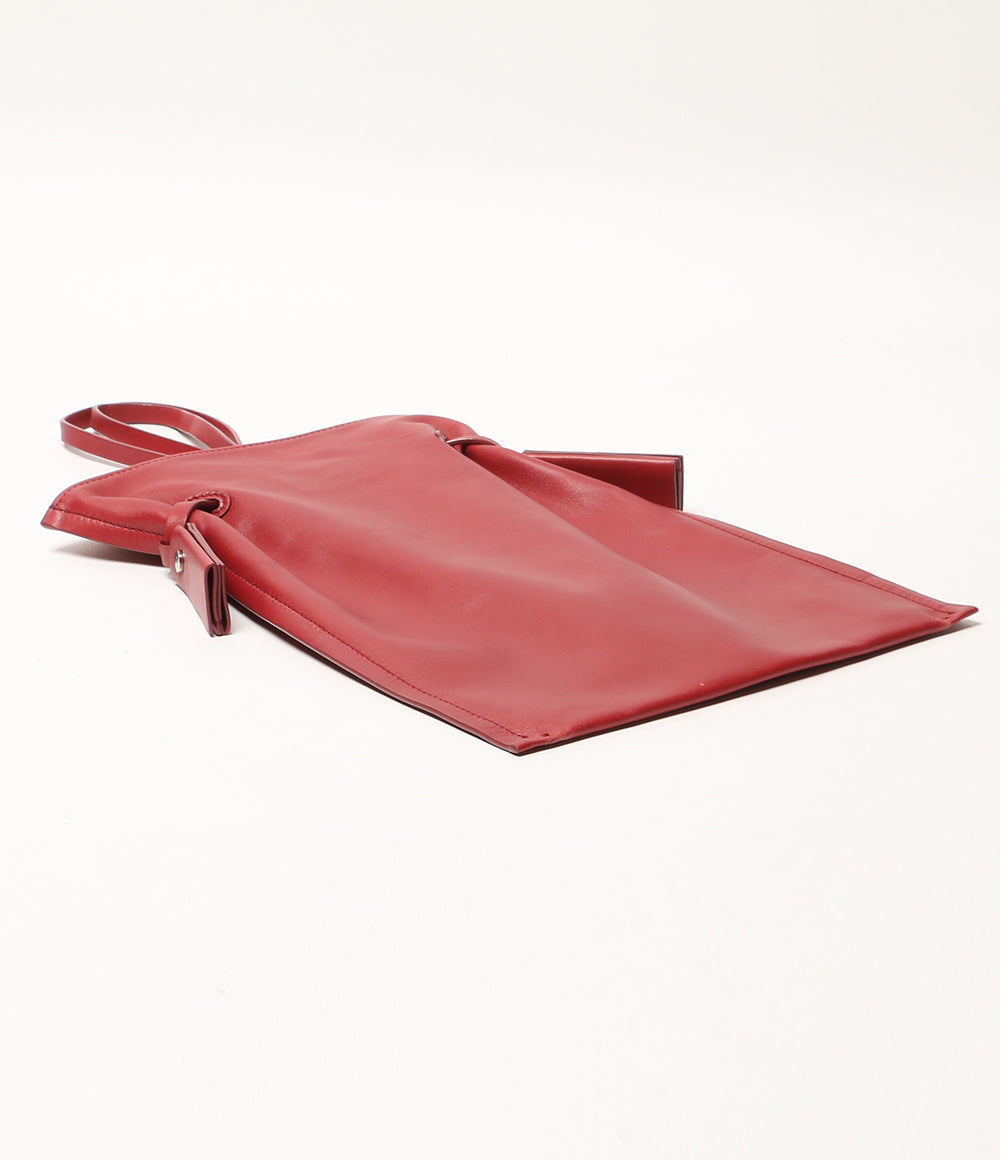 LORO PIANA ハンドバッグ 巾着タイプ レッド MAI3046 レディース ロロピアーナ