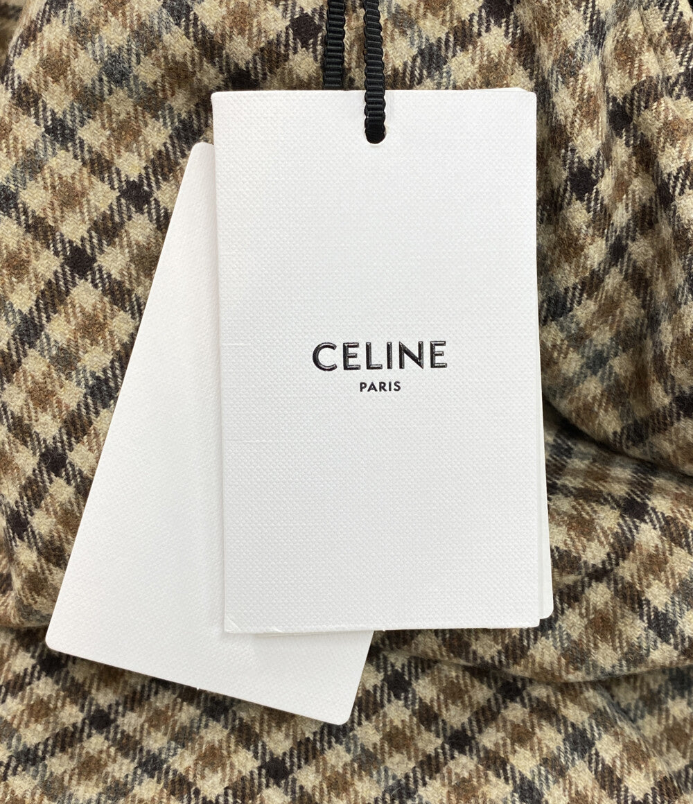 CELINE ハンティングジャケット オイル加工 モスグリーン レディース SIZE 34 セリーヌ