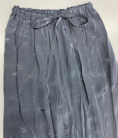 TODAYFUL パンツ 12510713 ブルー swallow satin pants レディース SIZE 38 トゥデイフル