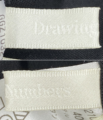 Drawing Numbers ドローイング ナンバーズ ライトタイプライターテーパードパンツ 26SS レディース SIZE 40