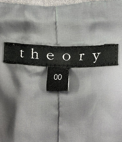theory ノーカラージャケット 01-9904219-025-698 レディース SIZE 00 セオリー