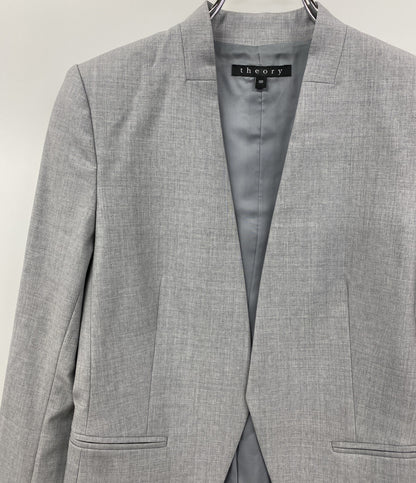 theory ノーカラージャケット 01-9904219-025-698 レディース SIZE 00 セオリー