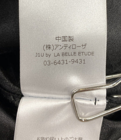 美品 J1U by LA BELLE ETUDE ジユウバイラベルエチュード フラワージャガードボリュームワンピース レディース SIZE F