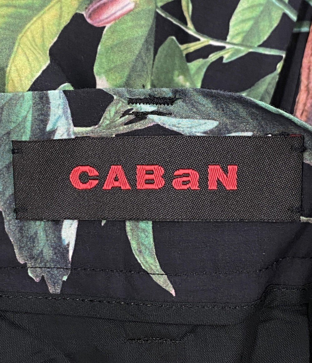 CABaN パンツ 25ss 39-04-51-04501 Green Shower ブラック レディース SIZE S キャバン