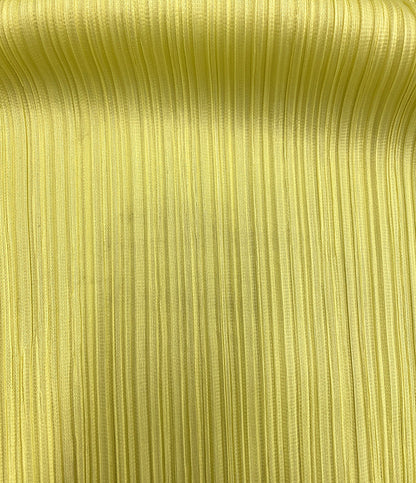 PLEATS PLEASE ノースリーブプリーツカットソー イエロー PP81-JK615 レディース SIZE 3 プリーツプリーズ