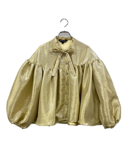 Sister Jane シスター ジェーン ボリュームブラウス ラメ 32SJ03BL1281GLD レディース SIZE S