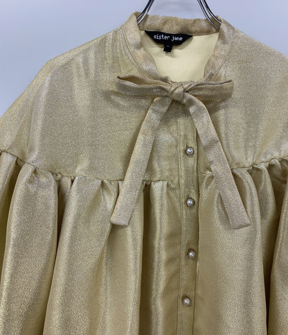 Sister Jane シスター ジェーン ボリュームブラウス ラメ 32SJ03BL1281GLD レディース SIZE S