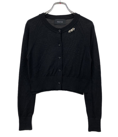Simone Rocha カーディガン ビジュー ブラック レディース SIZE XS シモーネロシャ