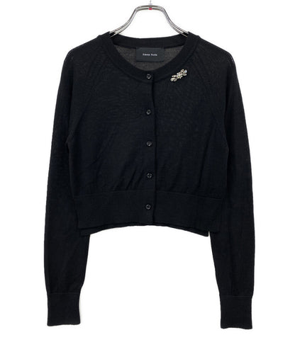 Simone Rocha カーディガン ビジュー ブラック レディース SIZE XS シモーネロシャ