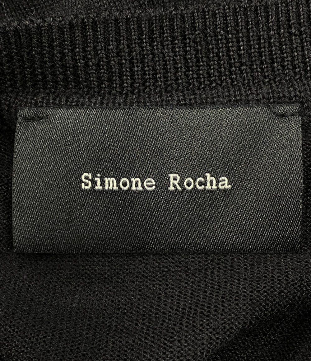 Simone Rocha カーディガン ビジュー ブラック レディース SIZE XS シモーネロシャ