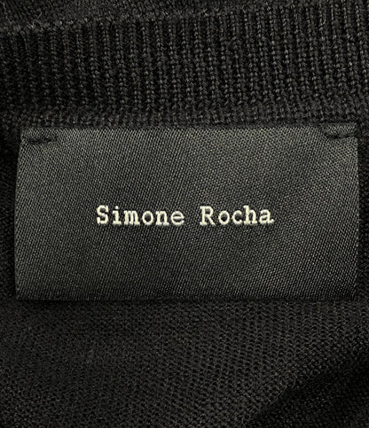 Simone Rocha カーディガン ビジュー ブラック レディース SIZE XS シモーネロシャ