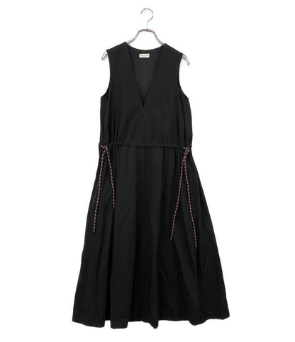 DRIES VAN NOTEN ノースリーブワンピース ブラック レディース SIZE 34 ドリスヴァンノッテン