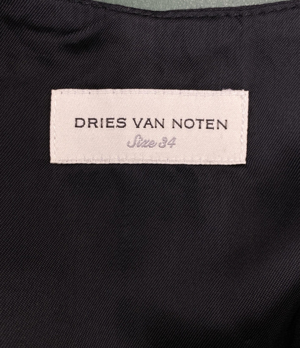 DRIES VAN NOTEN ノースリーブワンピース ブラック レディース SIZE 34 ドリスヴァンノッテン