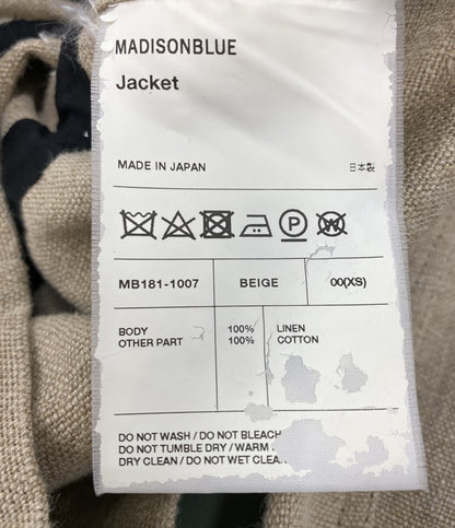 MADISONBLUE ジャケット 18SS リネン MB181-1007 レディース SIZE 00 マディソンブルー