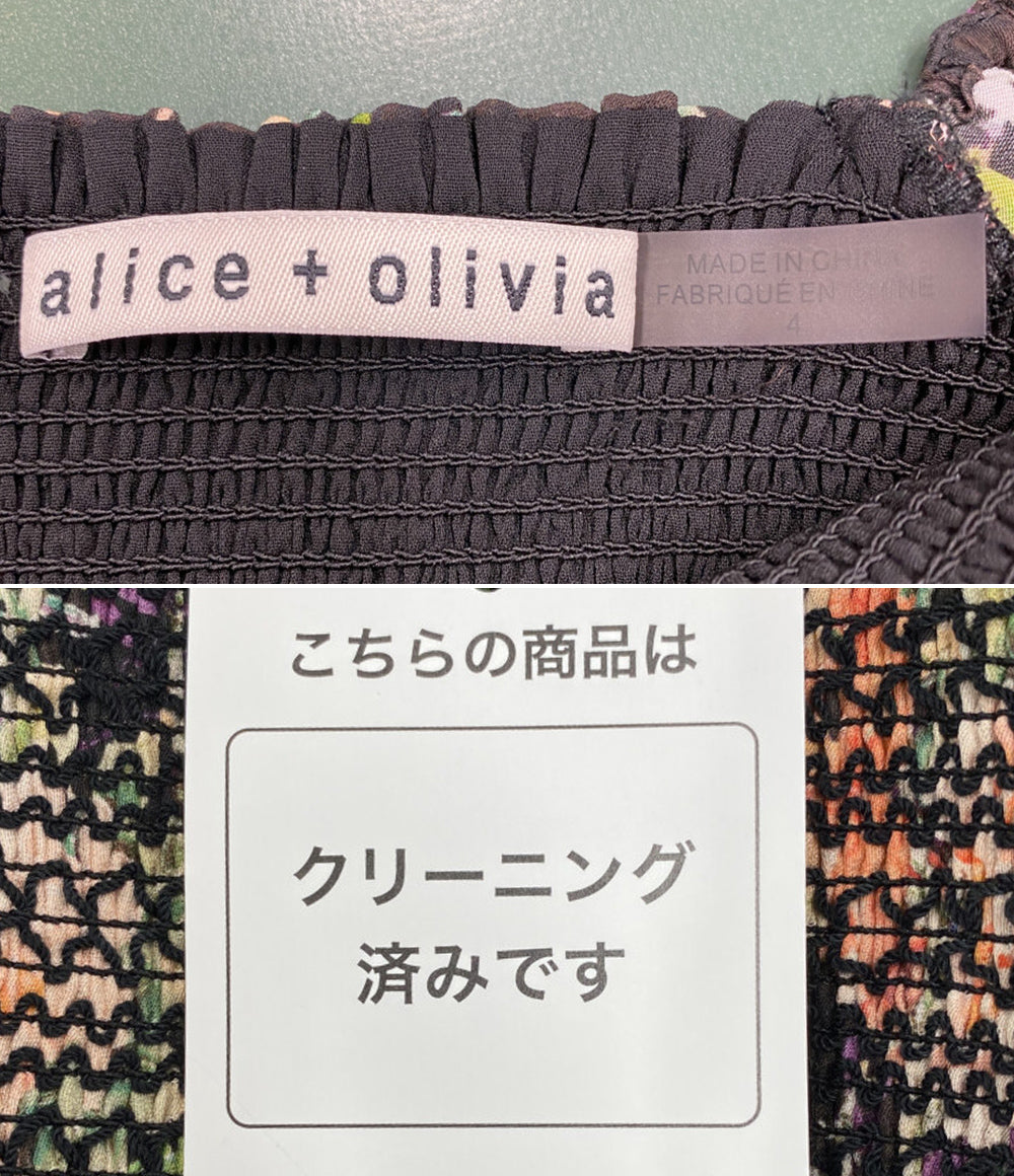 alice+olivia チュニック ワンピース 花柄 レディース SIZE 4 アリスオリビア