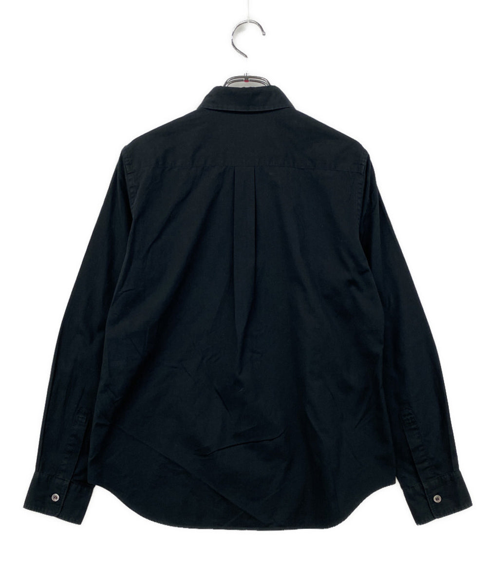 COMME des GARCONS COMME des GARCONS 長袖シャツ 無地 ブラック RU-B001 レディース SIZE S コムデギャルソン コムデギャルソン
