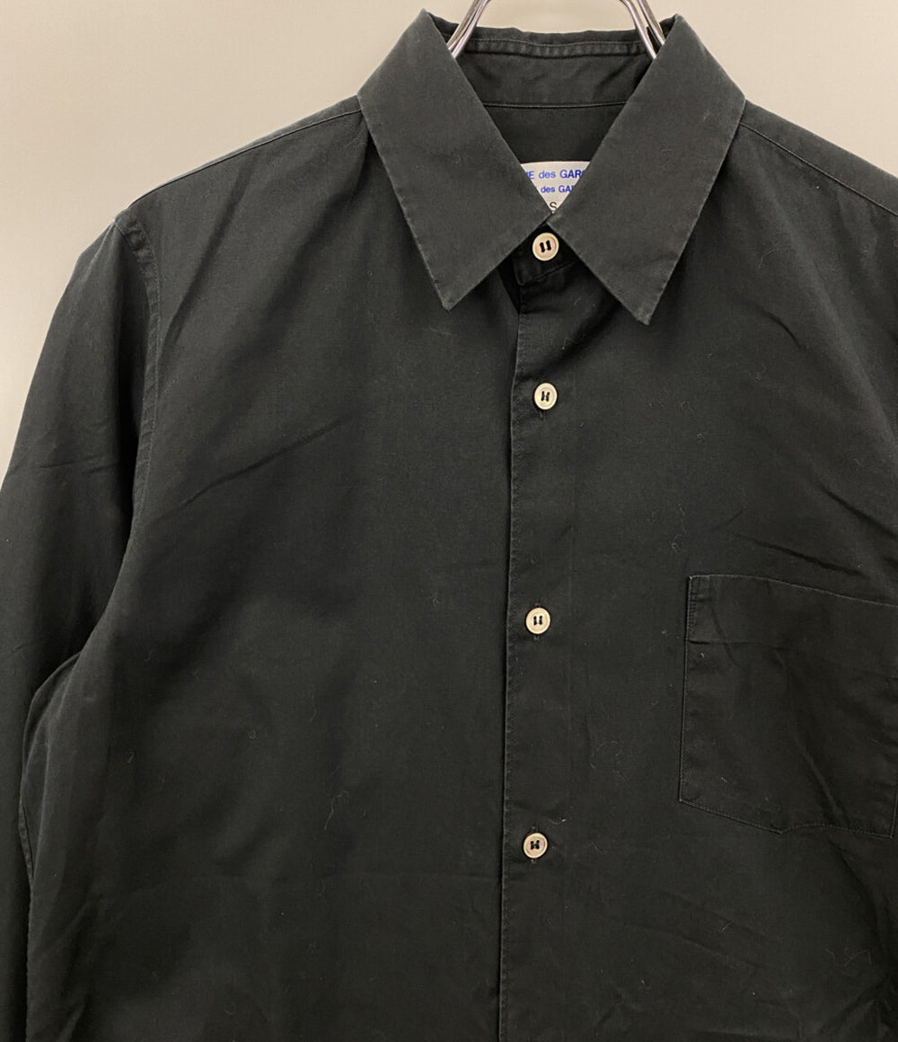 COMME des GARCONS COMME des GARCONS 長袖シャツ 無地 ブラック RU-B001 レディース SIZE S コムデギャルソン コムデギャルソン