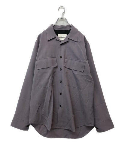 Jil sander 長袖シャツ CPOシャツ JSMT600933MT20340012 グレー メンズ SIZE 39 ジルサンダー