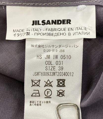 Jil sander 長袖シャツ CPOシャツ JSMT600933MT20340012 グレー メンズ SIZE 39 ジルサンダー