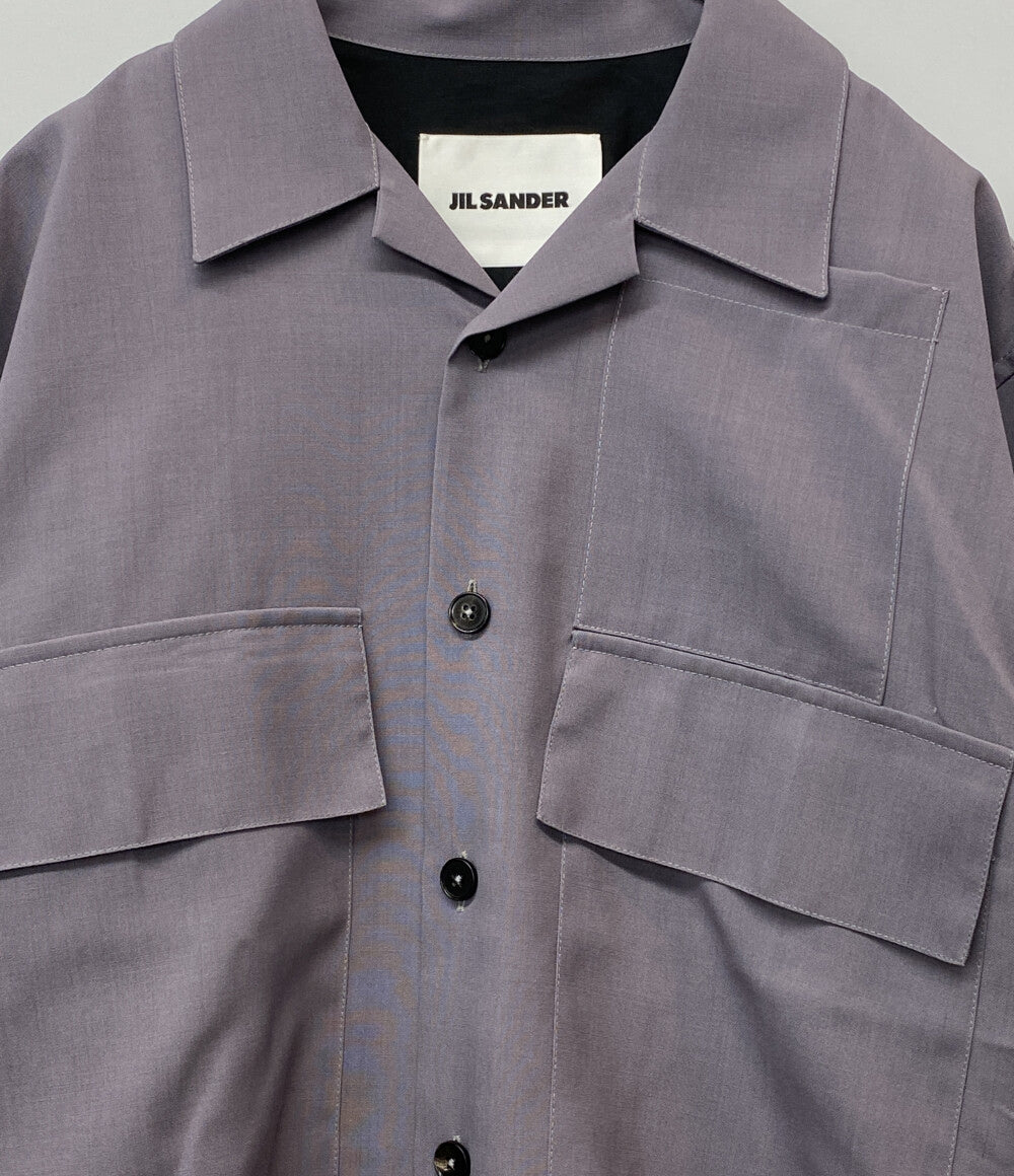 Jil sander 長袖シャツ CPOシャツ JSMT600933MT20340012 グレー メンズ SIZE 39 ジルサンダー