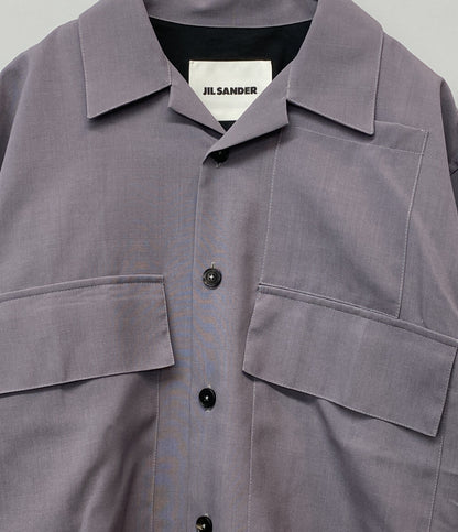 Jil sander 長袖シャツ CPOシャツ JSMT600933MT20340012 グレー メンズ SIZE 39 ジルサンダー