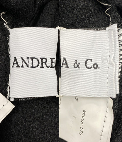 andrea&co アンドレアアンドコー ブラウス ワンピース ブラックシフォン レディース SIZE F