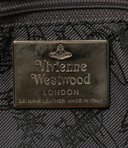 VIVIENNE WESTWOOD ボストンバッグ オーブ オレンジチェック レディース ヴィヴィアンウエストウッド
