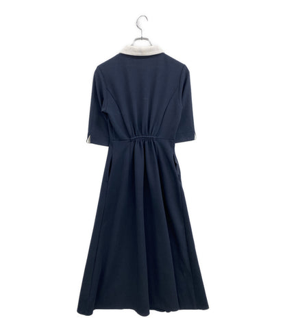 Her lip to 五分袖ワンピース Polo Tuck Flared Dress 25SS 1251105079 レディース SIZE M ハーリップトゥ
