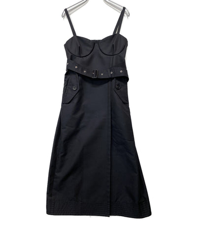 sacai キャミソールワンピース ミリタリーディティール トレンチコルセット 23SS 23-06440 レディース SIZE 1 サカイ