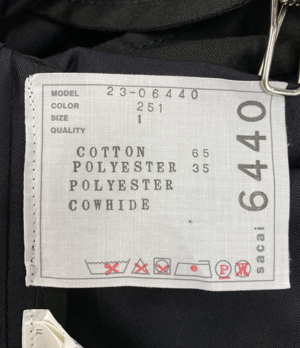 sacai キャミソールワンピース ミリタリーディティール トレンチコルセット 23SS 23-06440 レディース SIZE 1 サカイ