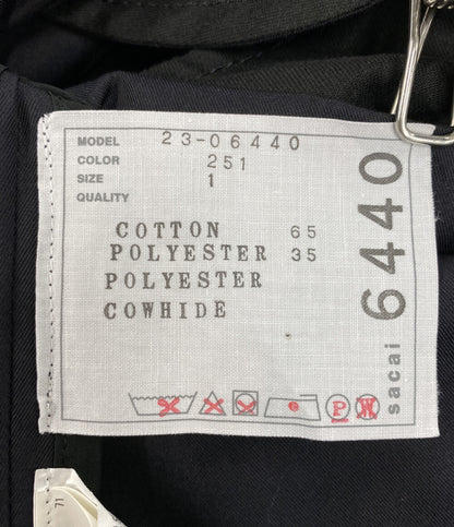 sacai キャミソールワンピース ミリタリーディティール トレンチコルセット 23SS 23-06440 レディース SIZE 1 サカイ