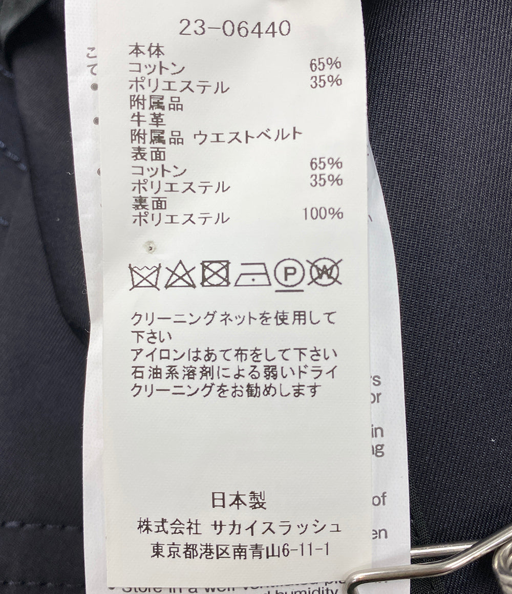sacai キャミソールワンピース ミリタリーディティール トレンチコルセット 23SS 23-06440 レディース SIZE 1 サカイ