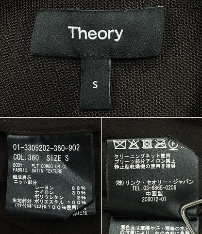 theory ノースリーブワンピース 01-3305202-360-902 レディース SIZE S セオリー